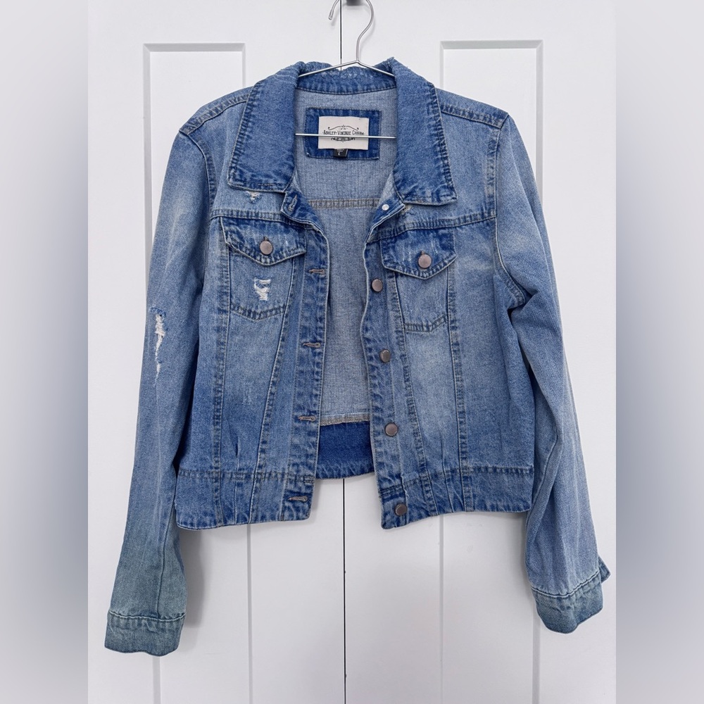 Women's Blue Denim Jean Jacket